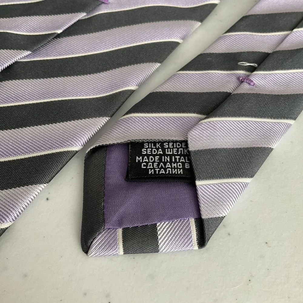 Hugo Boss Tie classic silk Retro luxury Neckwear Italy